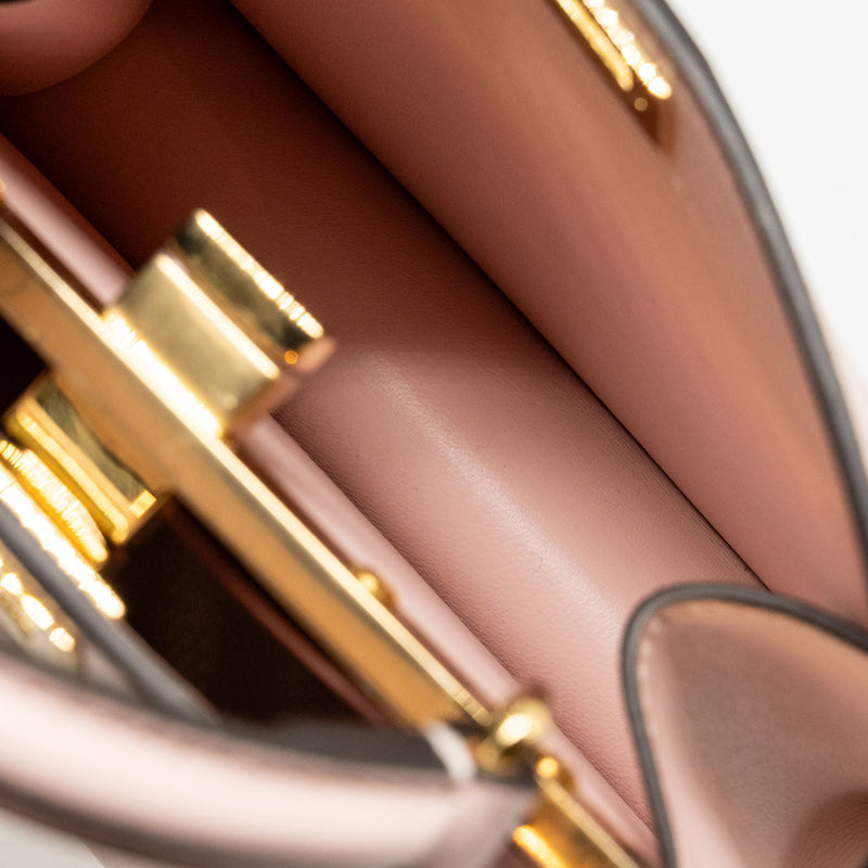 Fendi Mini Peekaboo ISEEU Petite Bag Calfskin Pale Pink GHW