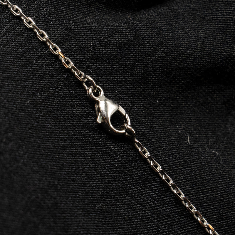 Hermes Mini Pop H Pendant blanc GHW