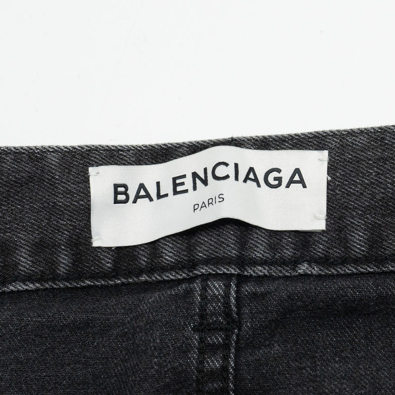 Balenciaga Size 26 Denim Jeans Cotton Black