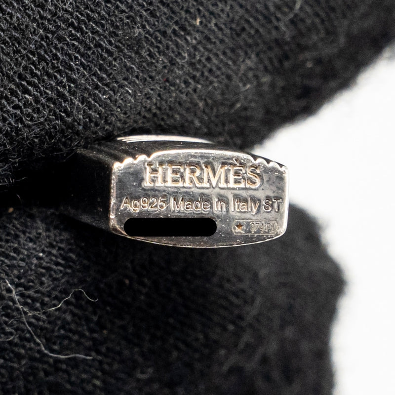 Hermes Size ST Kelly Cadenas Bracelet sterling silver