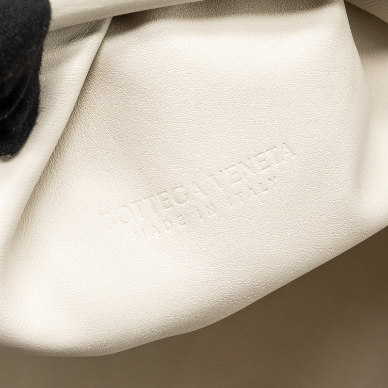 Bottega Veneta The Pouch Calfskin White GHW