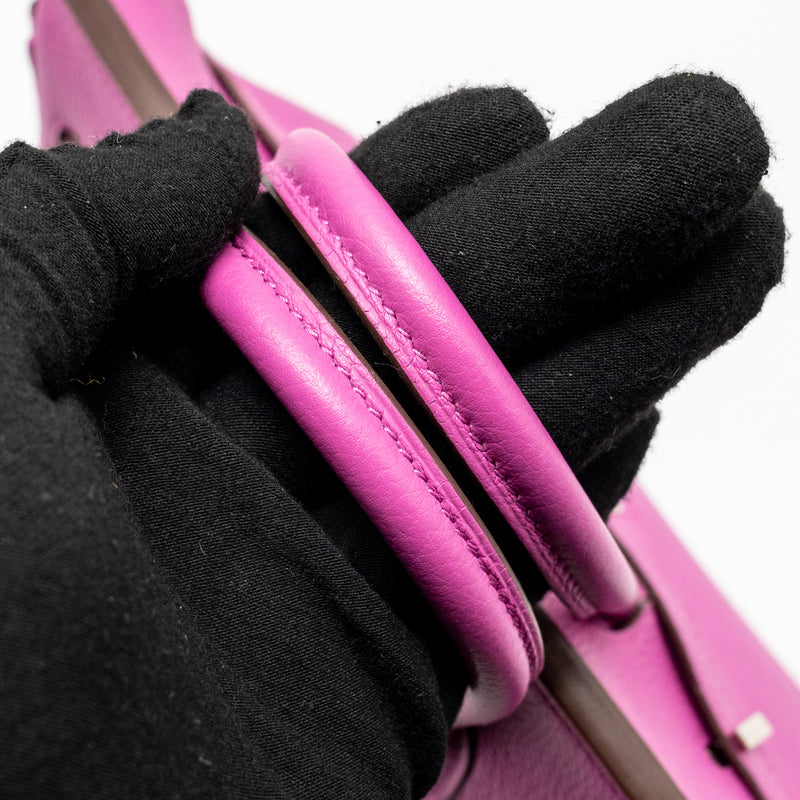 Hermes Birkin 25 Togo Magnolia SHW Stamp C