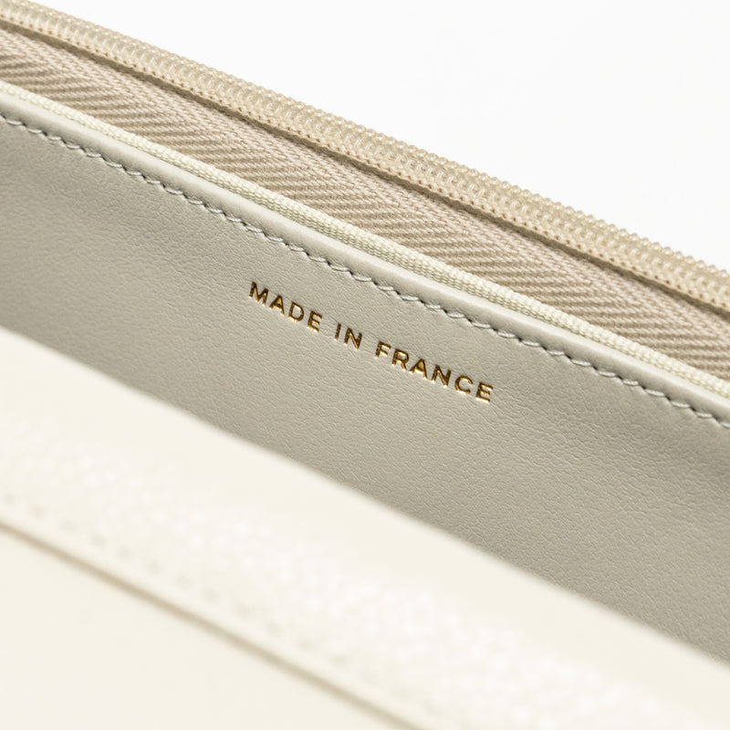 Chanel Classic Wallet on Chain Caviar Creamy White LGHW(microchip)