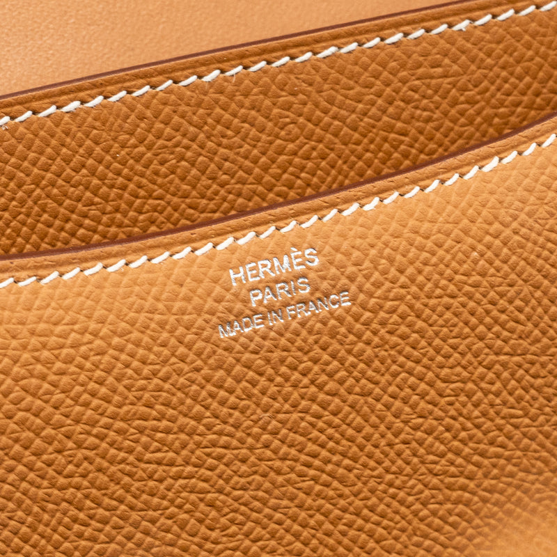 Hermes Mini Constance epsom Gold SHW stamp Z