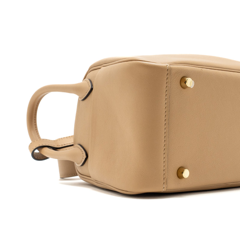 Hermes Mini Lindy Swift Chai/Mauve Sylvestre GHW Stamp U