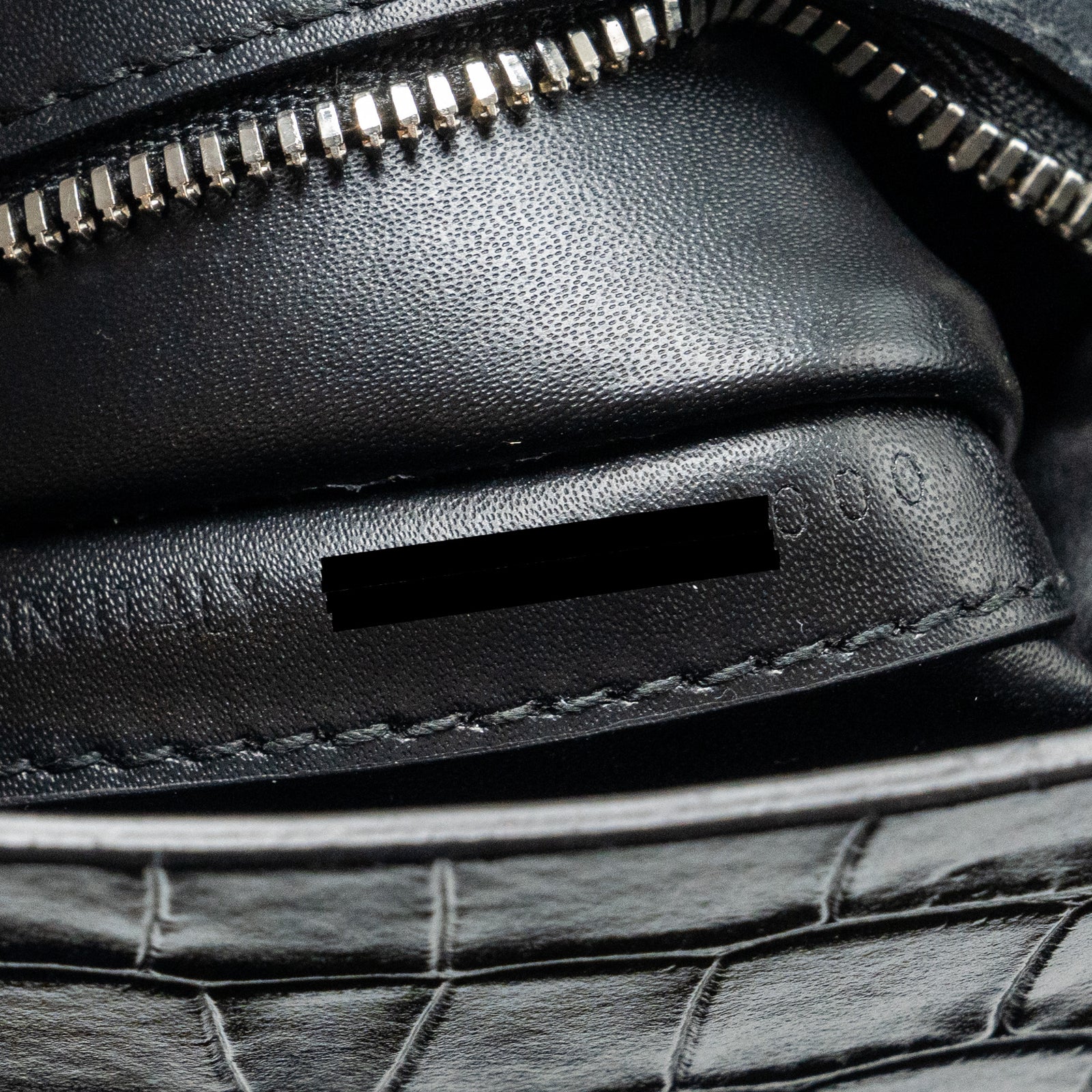 Balenciaga XXS Everyday Tote Bag Croc-Embossed Calfskin