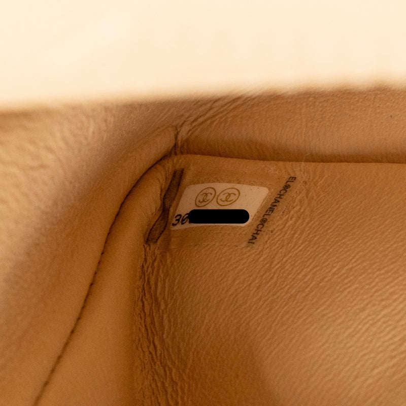 Chanel Small 2.55 Reissue Double Flap Bag Aged Calfskin Beige GHW