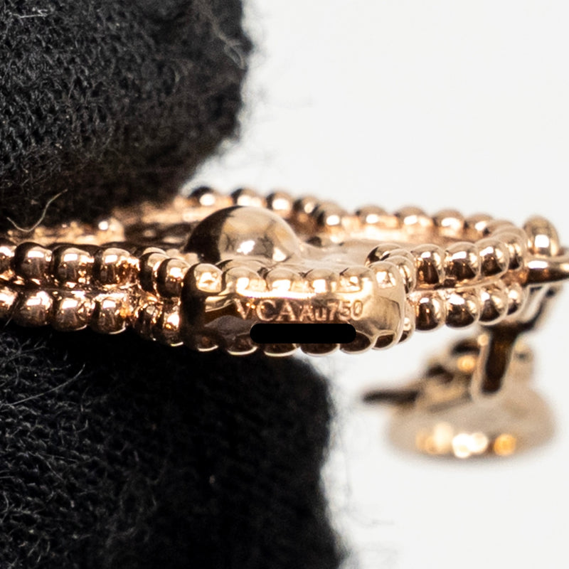 Van Cleef and Arpels Vintage Alhambra bracelet motif 18K rose gold