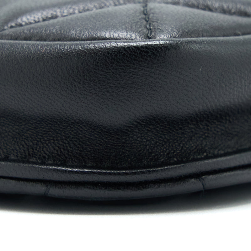 Chanel Flap Phone Pouch with Chain Black Lambskin GHW