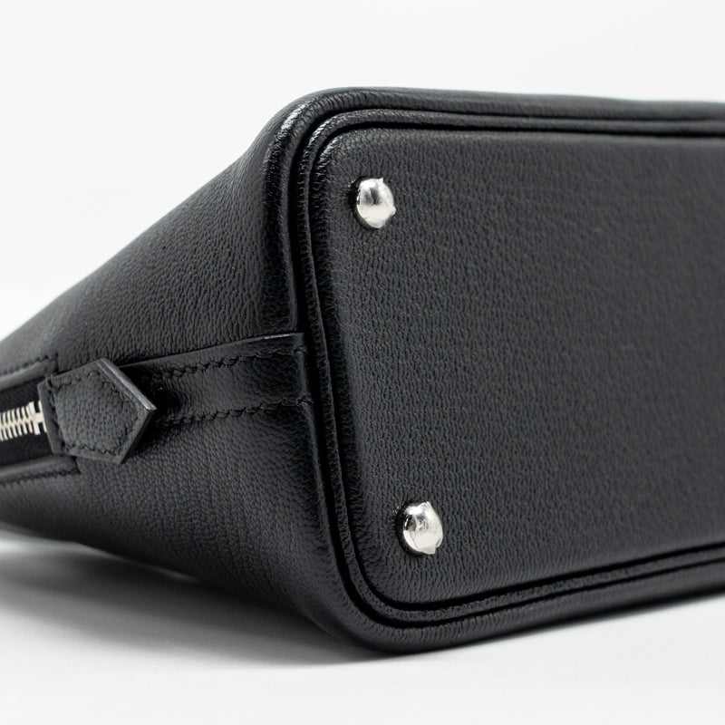 Hermes Mini Bolide Chèvre Mysore Black SHW Stamp B