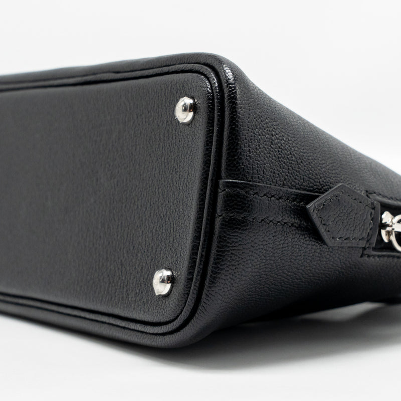Hermes Mini Bolide Chèvre Mysore Black SHW Stamp B