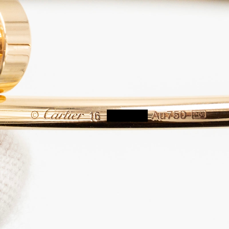 Cartier Size 16 Juste un Clou Bracelet Rose Gold