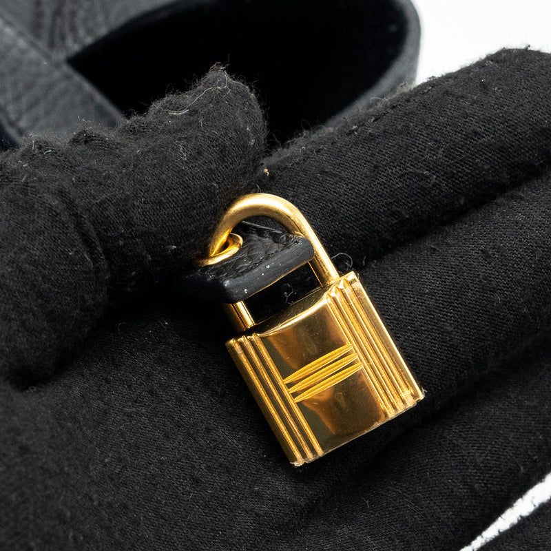 Hermes picotin 18 lock bag clemence black GHW stamp C