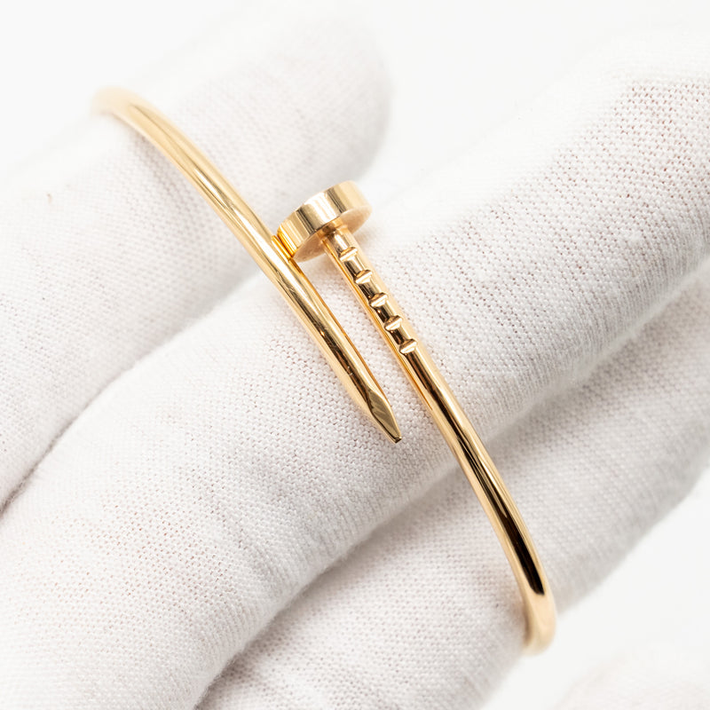 Cartier Size 16 Juste un Clou Bracelet Rose Gold