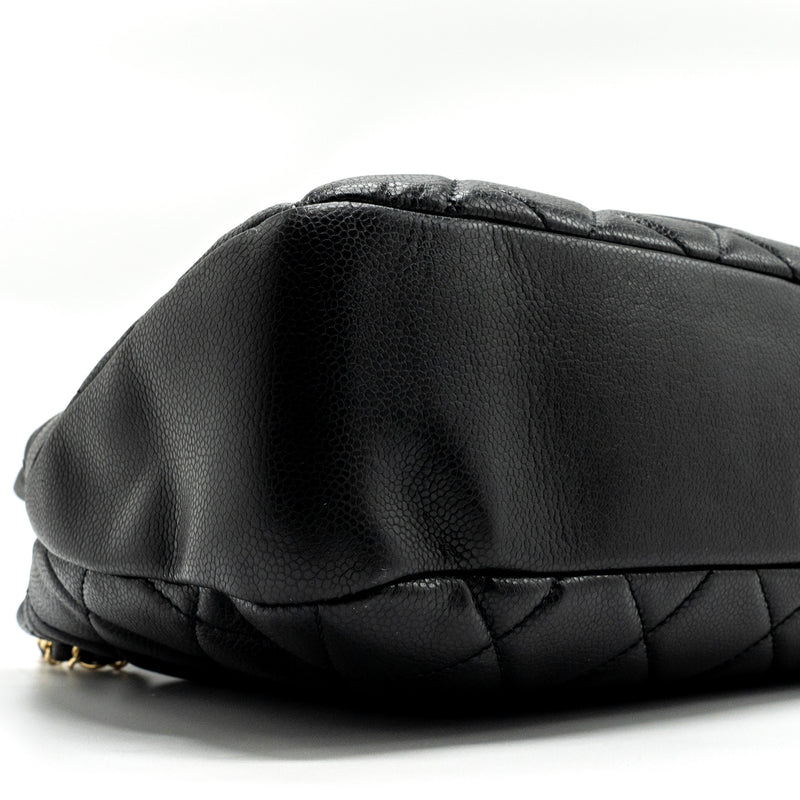 Chanel Matelasse Chain Tote Bag Caviar Black GHW