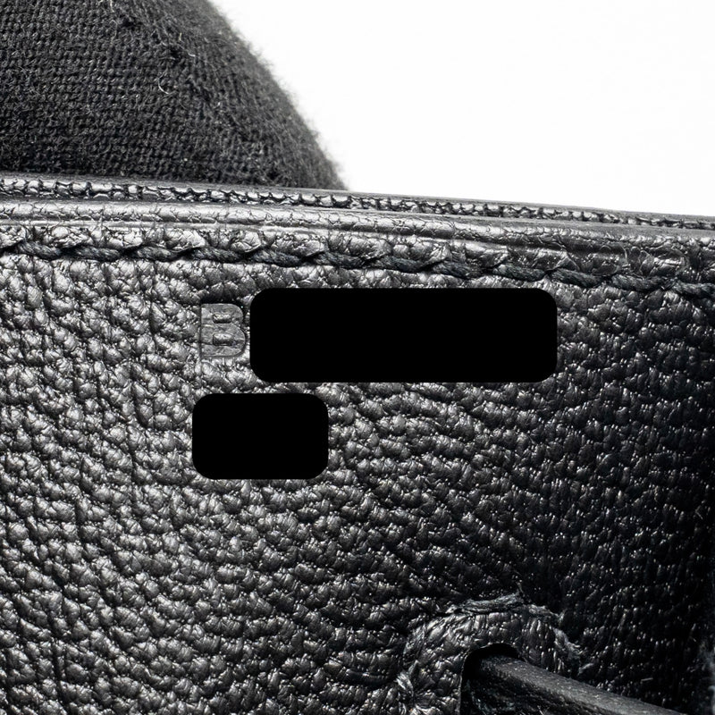 Hermes Pochette Kelly Depeches 25 Togo So Black Stamp B