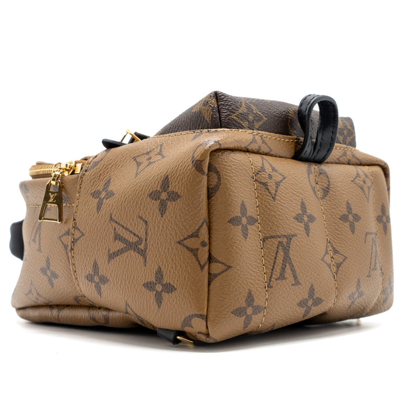 Louis Vuitton mini palm spring backpack reverse monogram canvas GHW