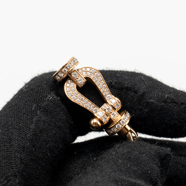 FRED Force 10 Bracelet Large Model Rose Gold/Diamonds with 2 Size 16 Strap/Chain