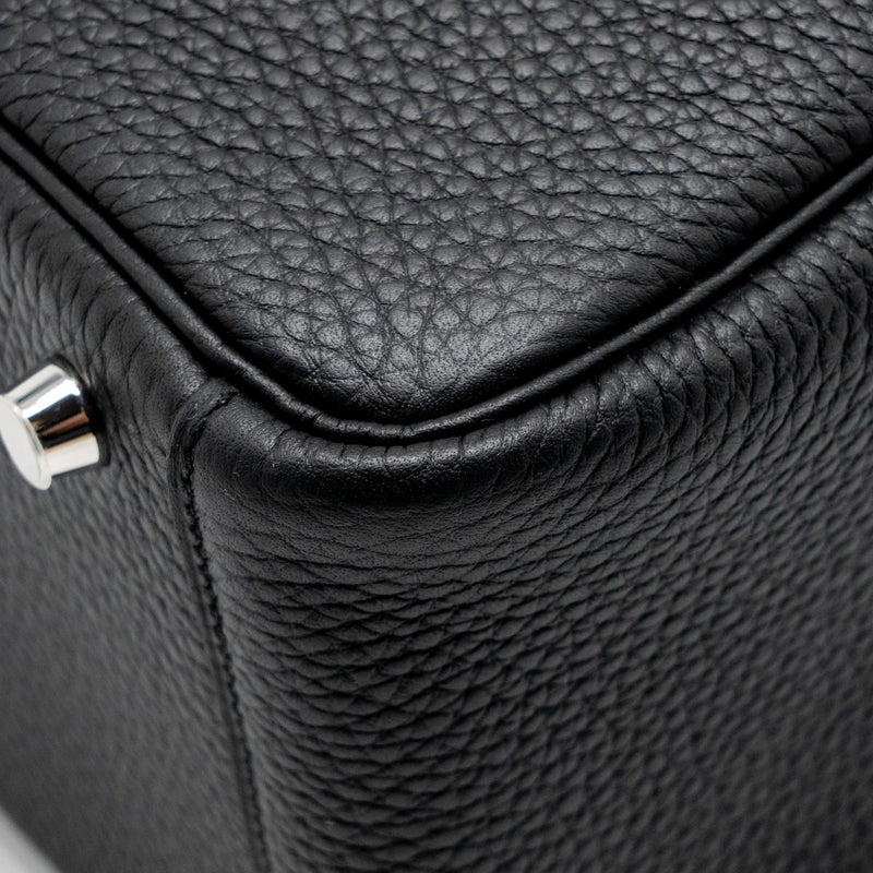 Hermes Lindy 26 clemence black SHW stamp U