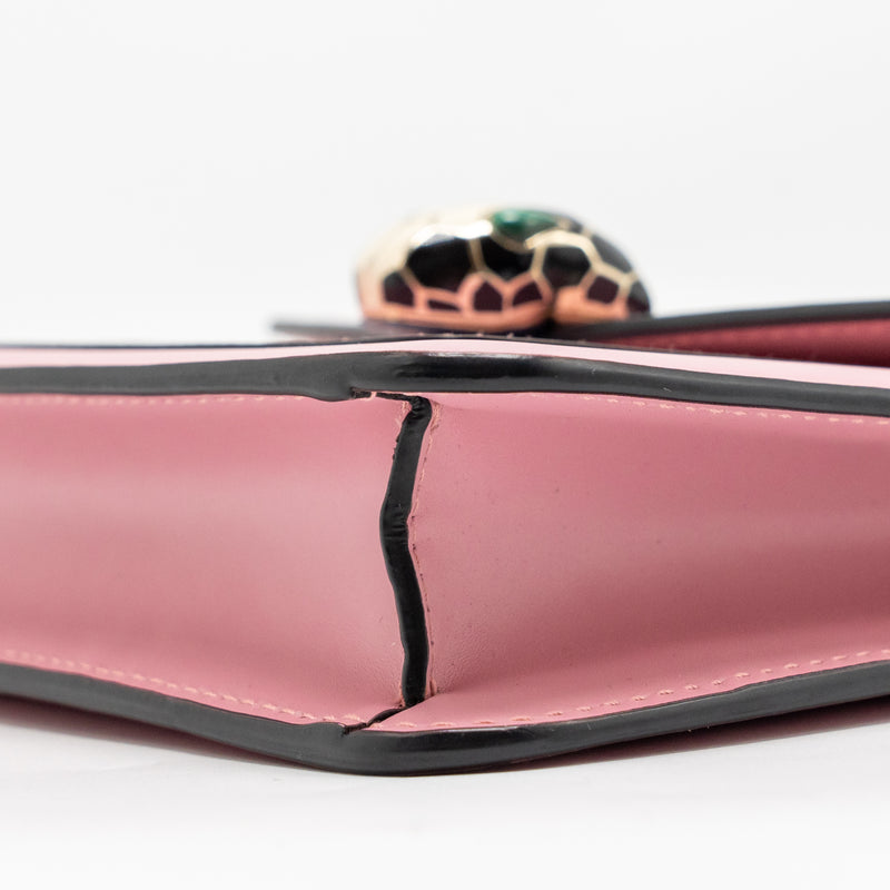 Bvlgari Serpenti forever crossbody bag calfskin pink LGHW