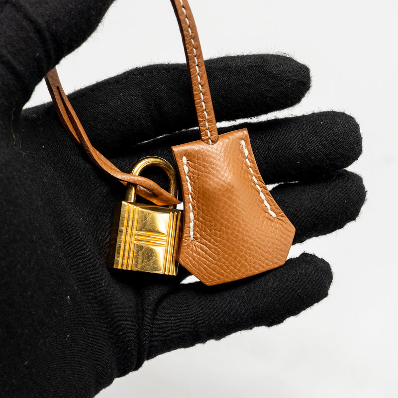 Hermes Kelly 28 Epsom Gold GHW Stamp Z