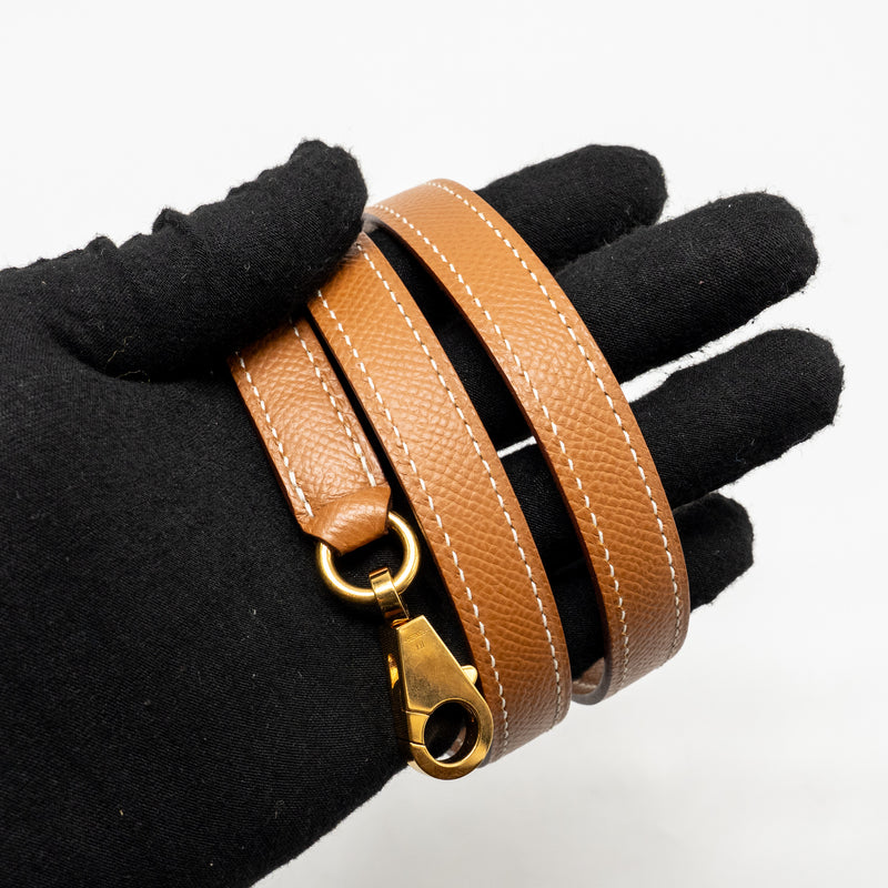 Hermes Kelly 28 Epsom Gold GHW Stamp Z