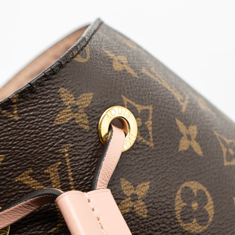 Louis Vuitton neonoe monogram canvas / rose poudre GHW