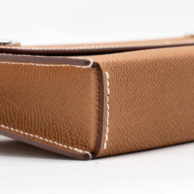 Hermes Hermesnap epsom Gold SHW stamp K