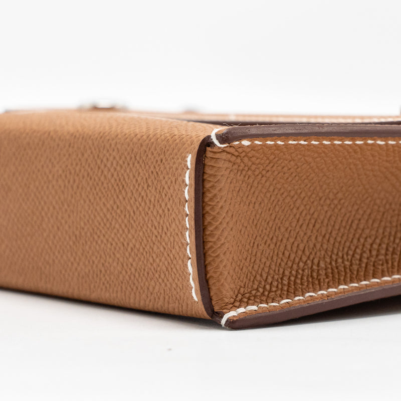 Hermes Hermesnap epsom Gold SHW stamp K