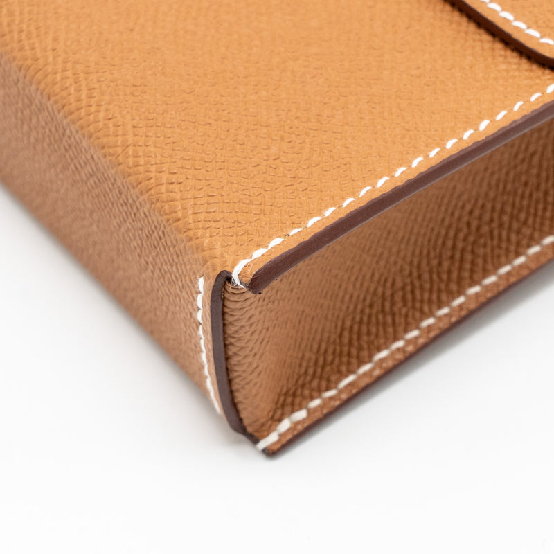 Hermes Hermesnap epsom Gold SHW stamp K