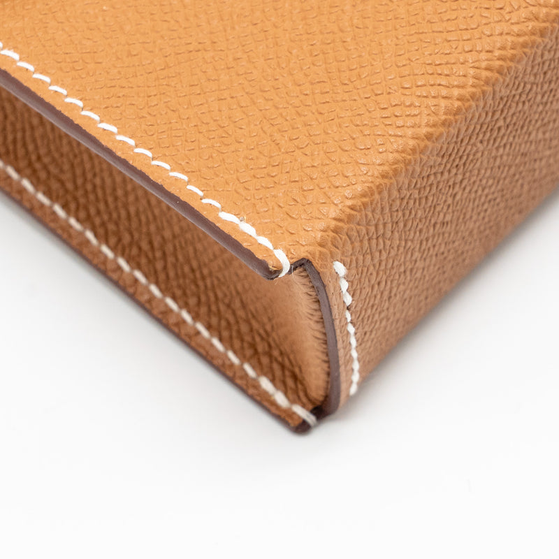 Hermes Hermesnap epsom Gold SHW stamp K