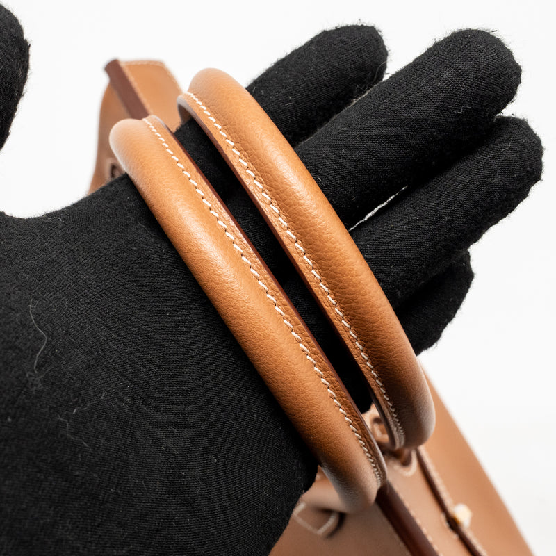 Hermes Shoulder Birkin evercolor Gold GHW Stamp K