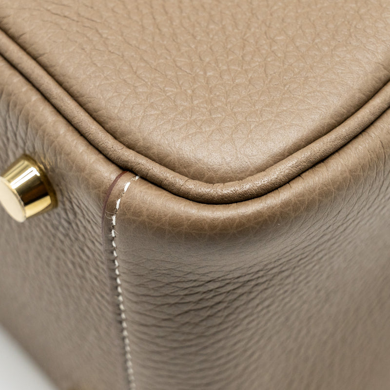 Hermes Lindy 26 Clemence Etoupe GHW Stamp U