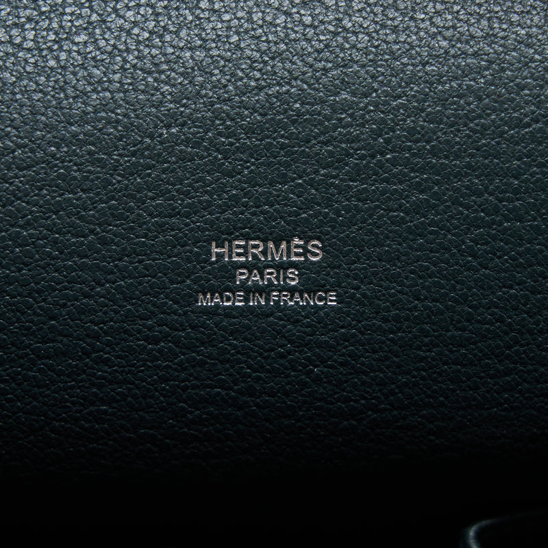 Hermes Jypstere 28 Clemence Vert Cypres SHW Stamp Y