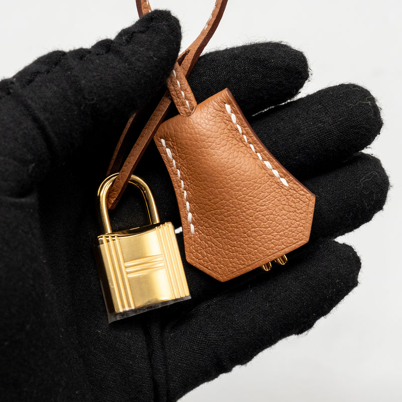 Hermes Shoulder Birkin evercolor Gold GHW Stamp K