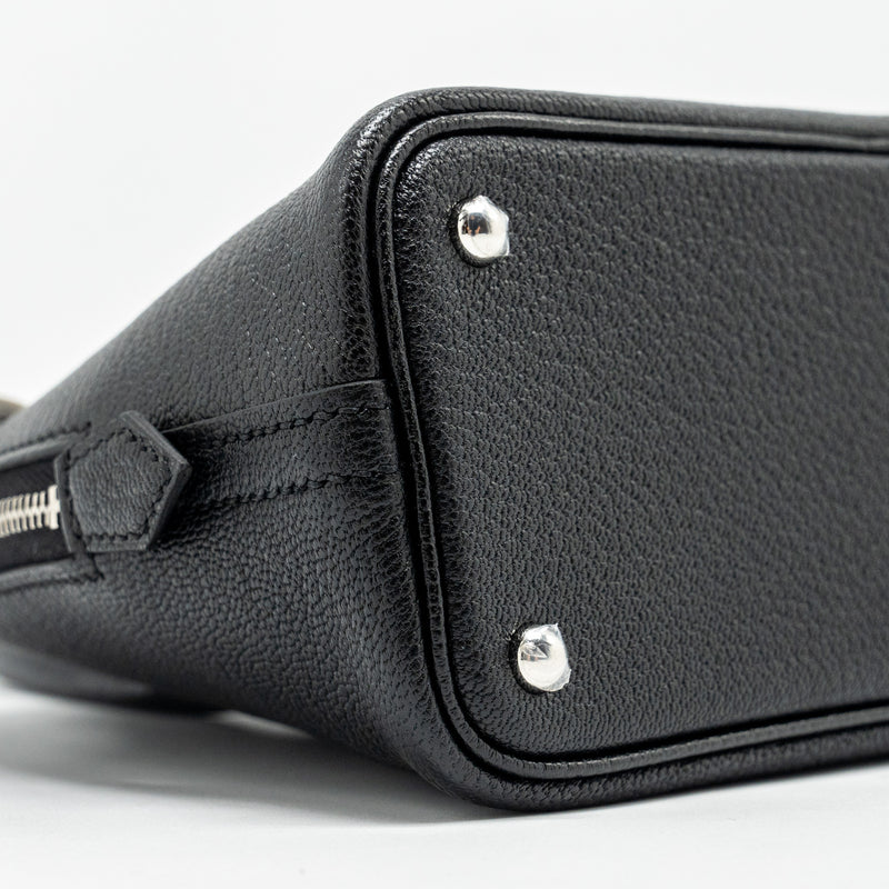 Hermes Mini Bolide Chèvre Mysore Black SHW Stamp W