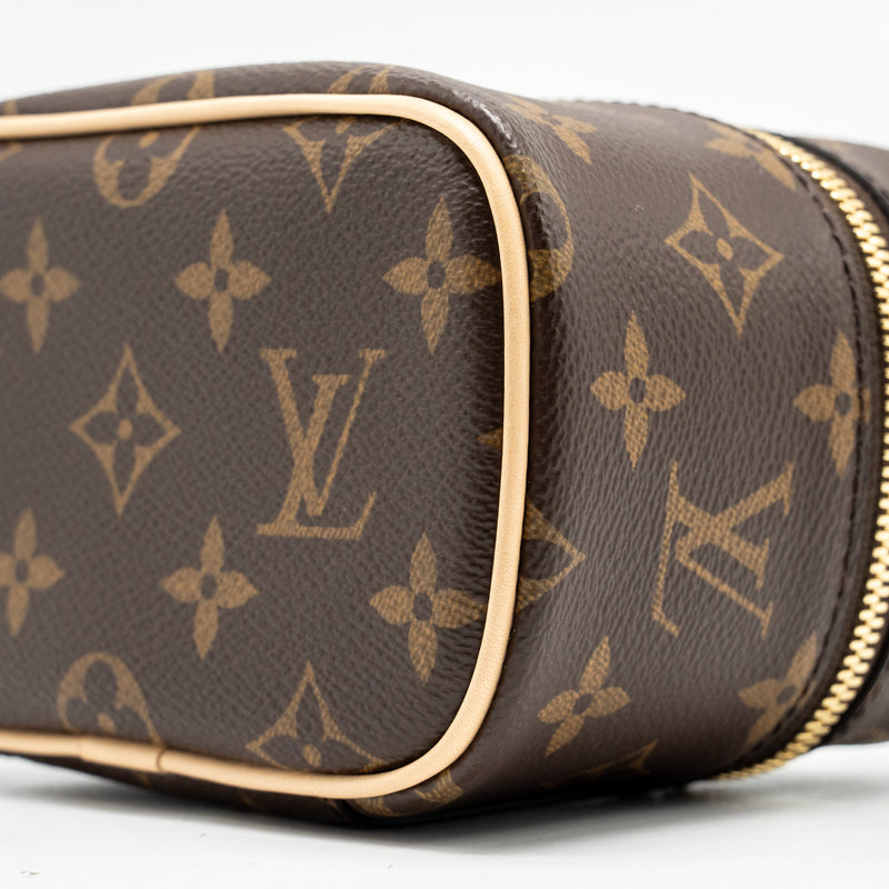 Louis Vuitton Nice Nano monogram canvas GHW