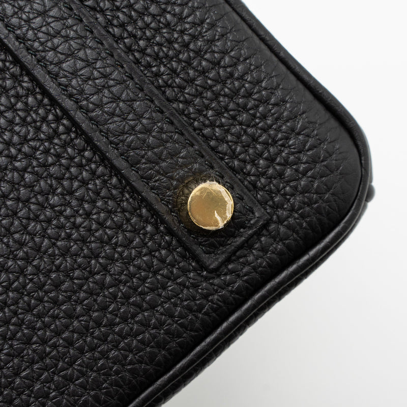 Hermes Birkin 25 Togo Black GHW Stamp Z