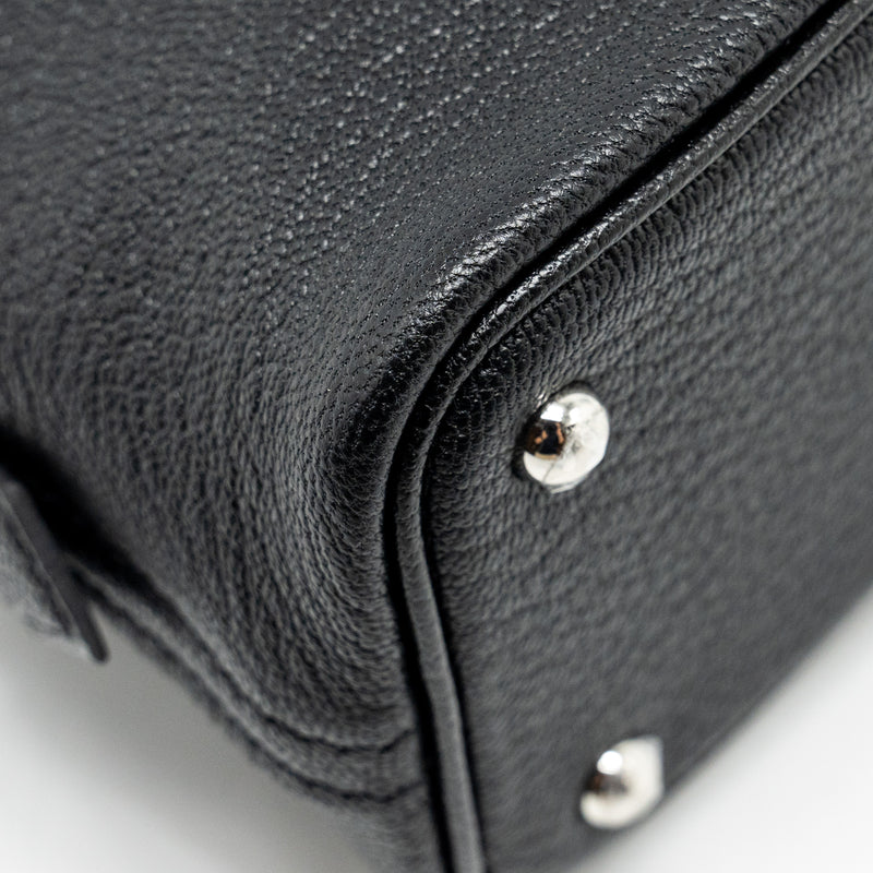 Hermes Mini Bolide Chèvre Mysore Black SHW Stamp W