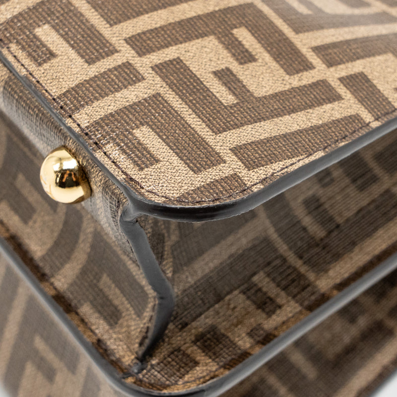 Fendi Peekaboo ISeeU Antonio Lopez Zucca coated canvas multicolour GHW