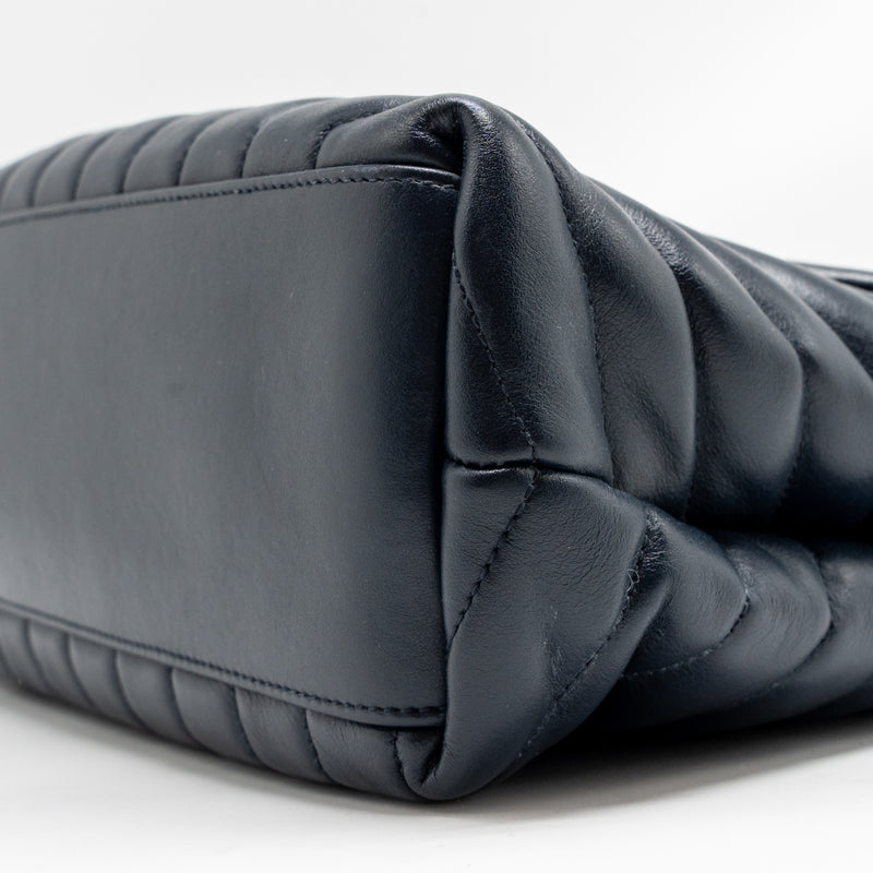 Saint Laurent/YSL Medium Lou Lou Bag Calfskin Dark Blue SHW