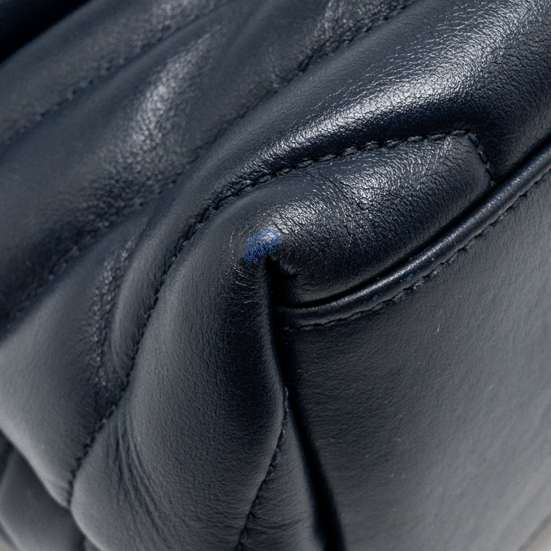 Saint Laurent/YSL Medium Lou Lou Bag Calfskin Dark Blue SHW
