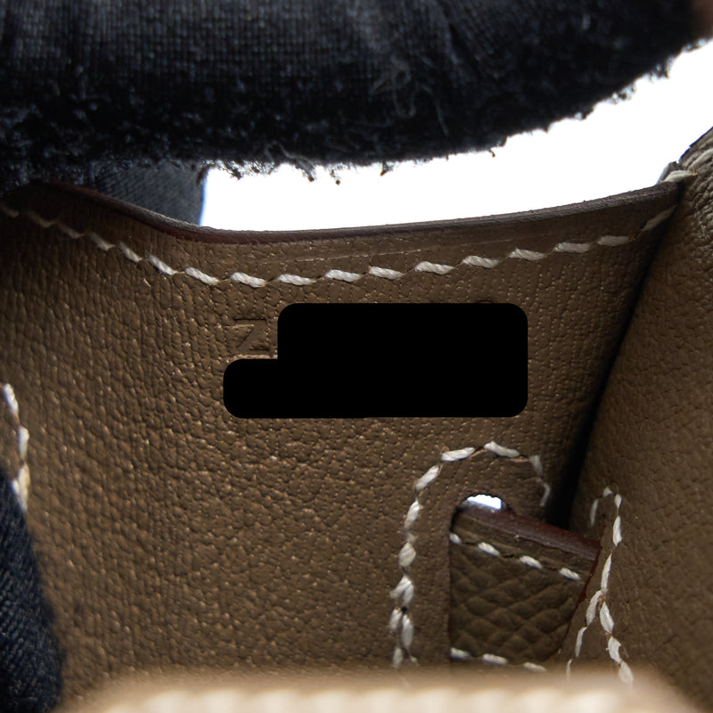 Hermes Birkin 25 Epsom Etoupe GHW Stamp Z
