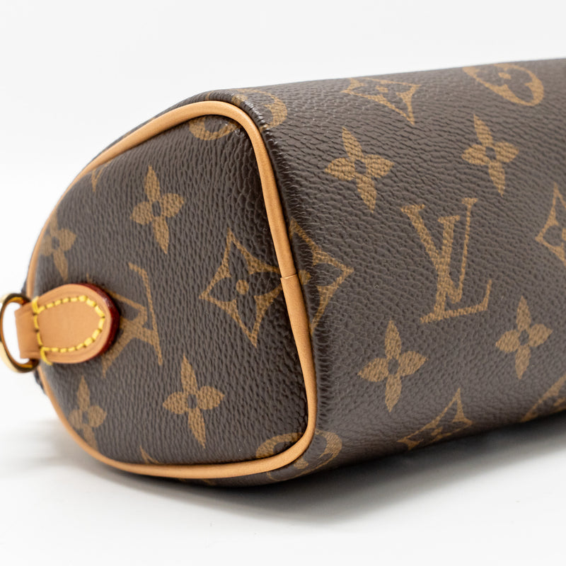 Louis Vuitton Nano Speedy Monogram Canvas GHW