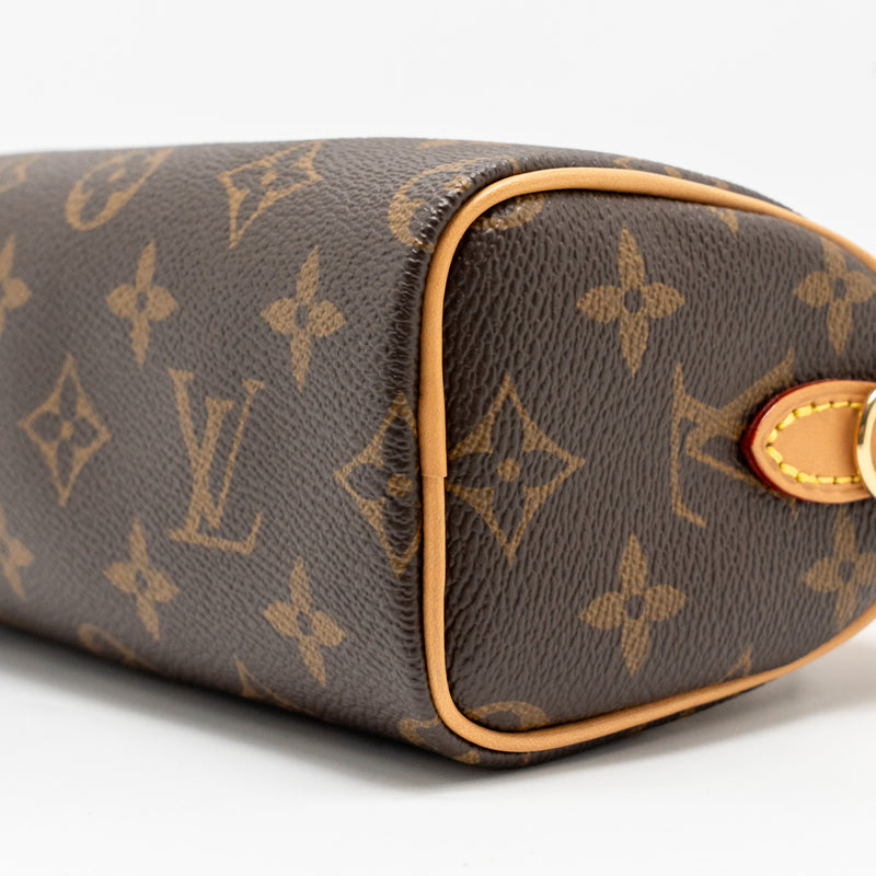 Louis Vuitton Nano Speedy Monogram Canvas GHW