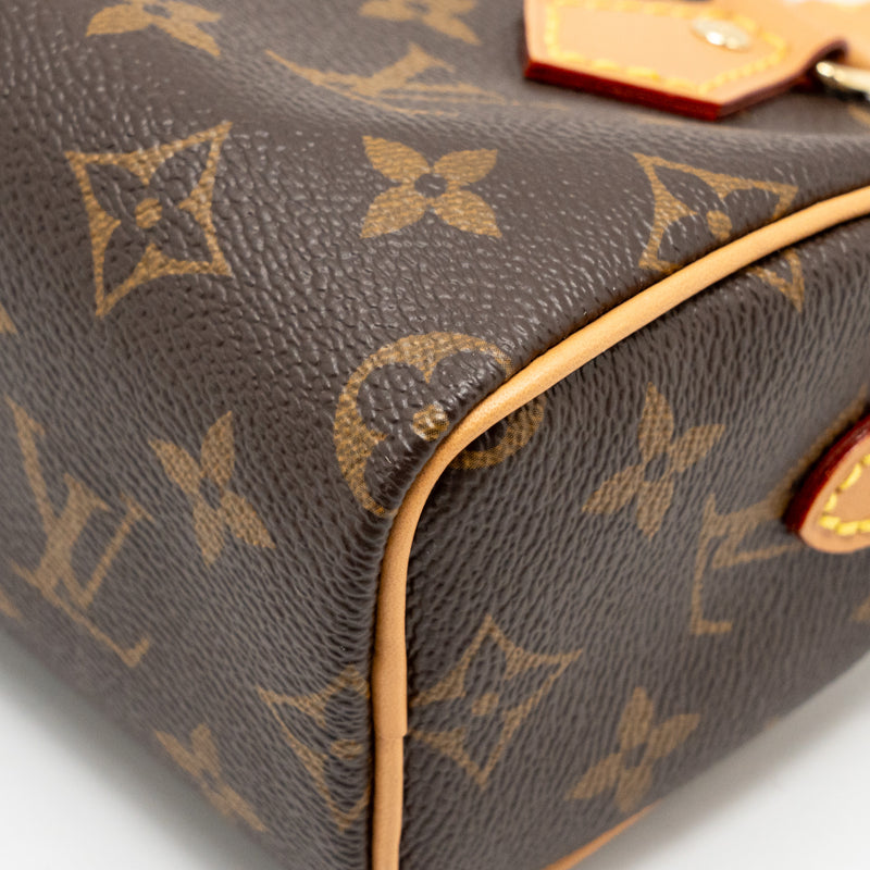 Louis Vuitton Nano Speedy Monogram Canvas GHW