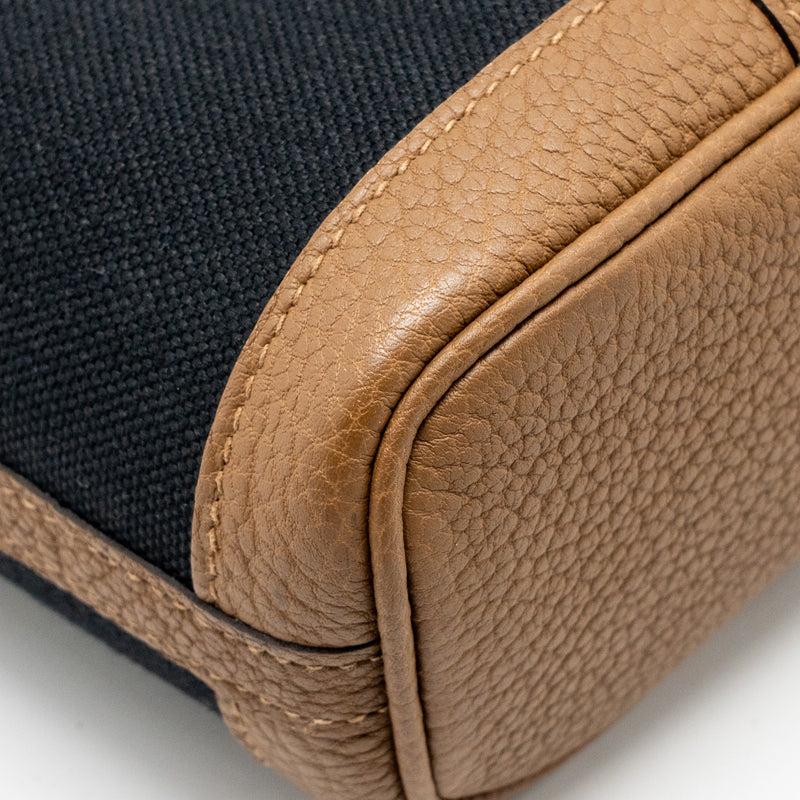 Hermes Garden File 28 Canvas/Negonda Black/Beige De Weimar SHW Stamp U