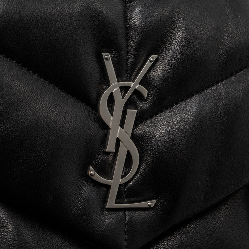 Saint Laurent Small Puffer Lambskin Black SHW