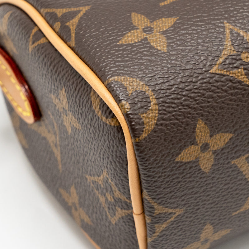 Louis Vuitton Nano Speedy Monogram Canvas GHW