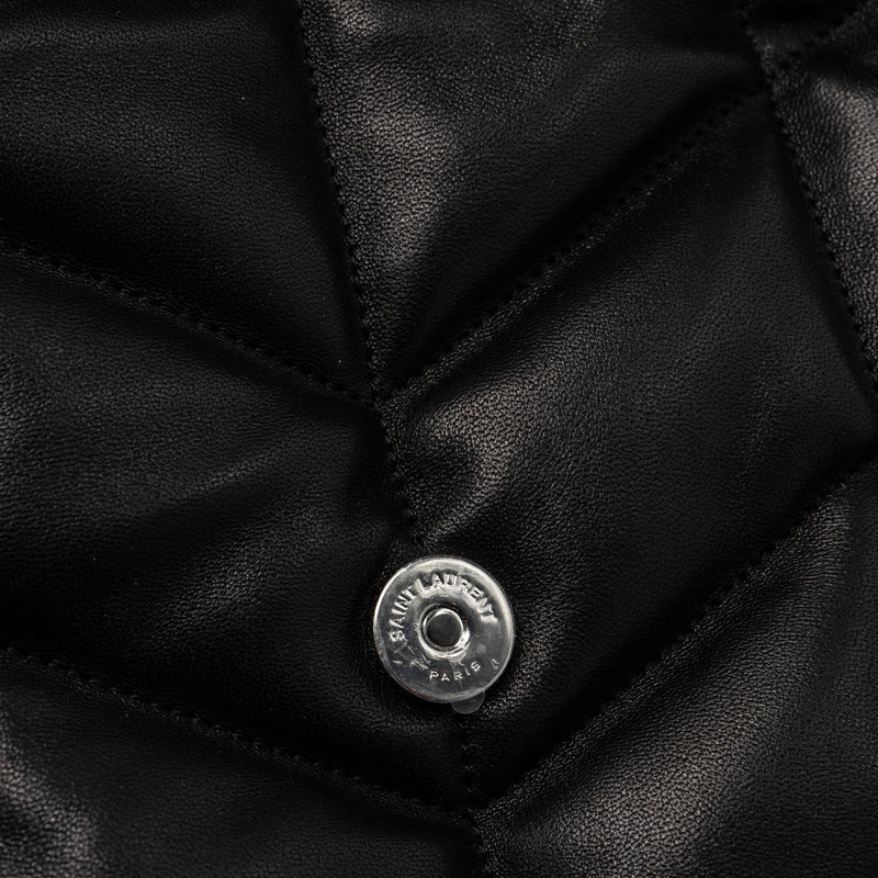 Saint Laurent Small Puffer Lambskin Black SHW
